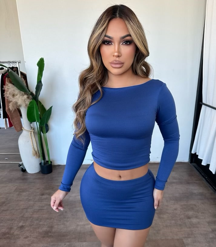 Angie Skirt (Blue)