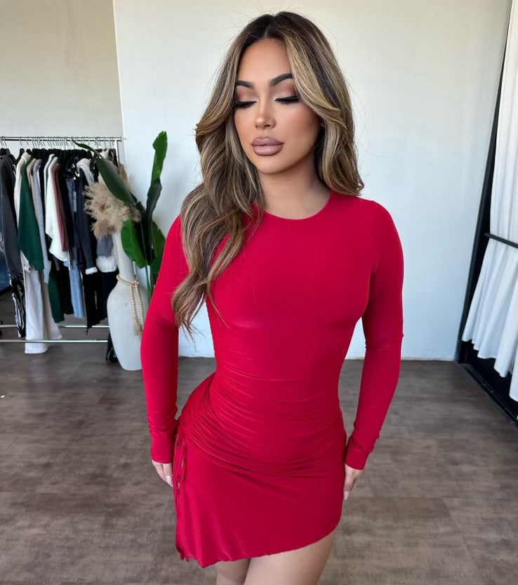 Stephanie Dress (Red)