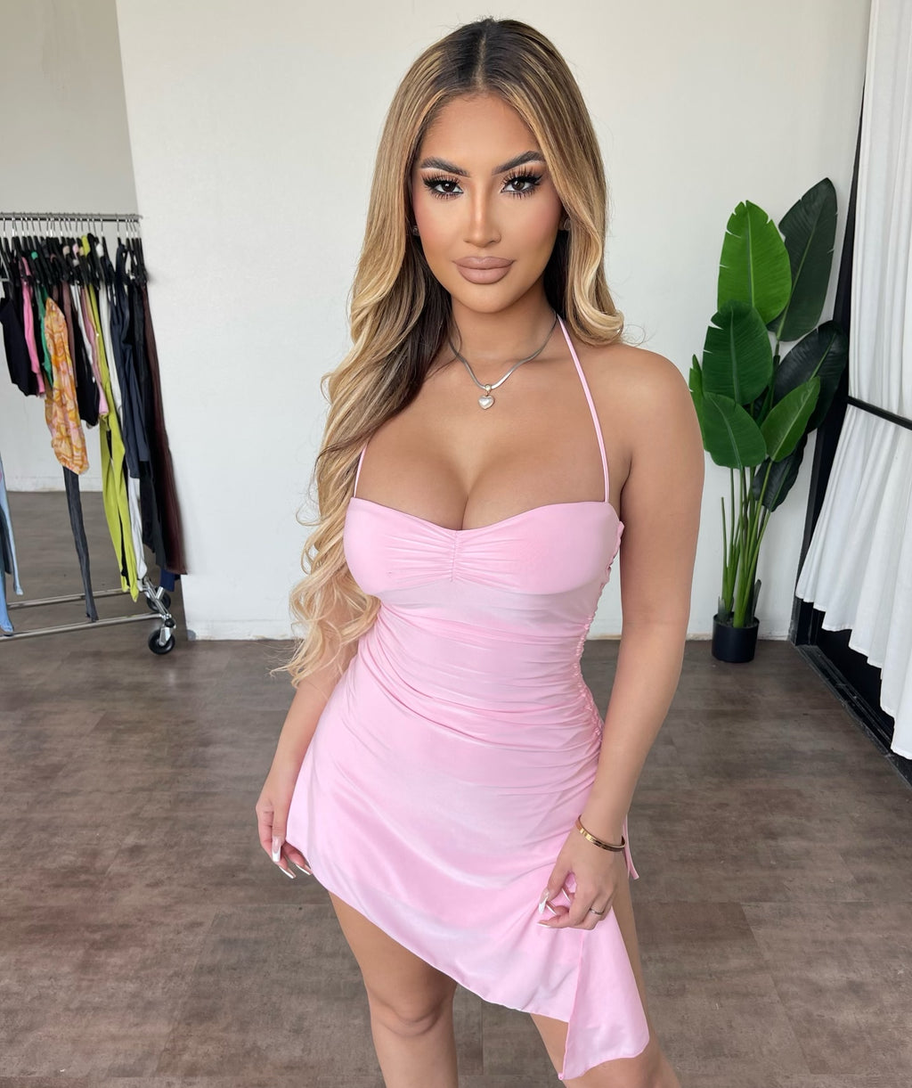 Xtina Dress(Pink)