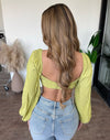 Lealie Cropped top (Green)