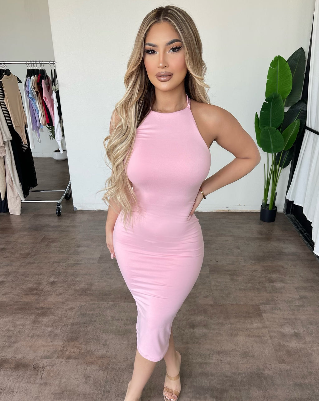 Tori Dress(Light Pink)