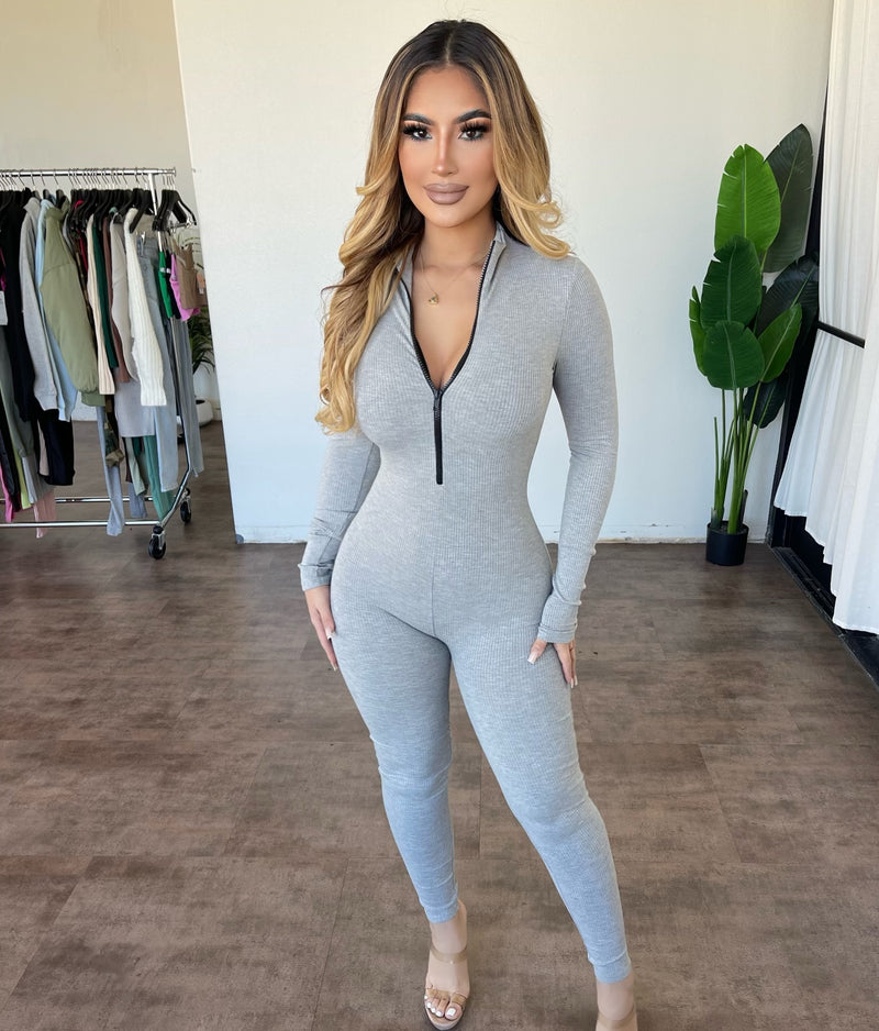 Holly Jumpsuit(Grey)