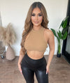 Janessa Cropped Top(Taupe)