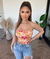 Maddy Cropped Top(Orange)